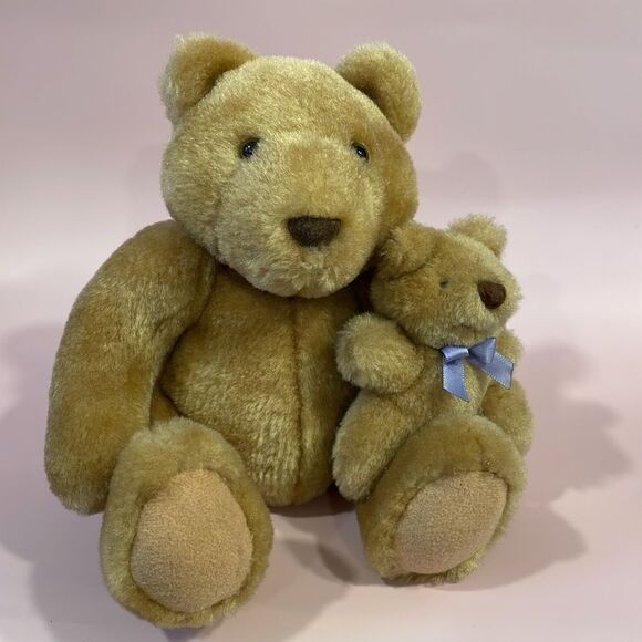 Mothers Day Hallmark Bear Plush Bearnadette Cuddlesworth & Baby Fuzzmore Vintage - Picture 5 of 8